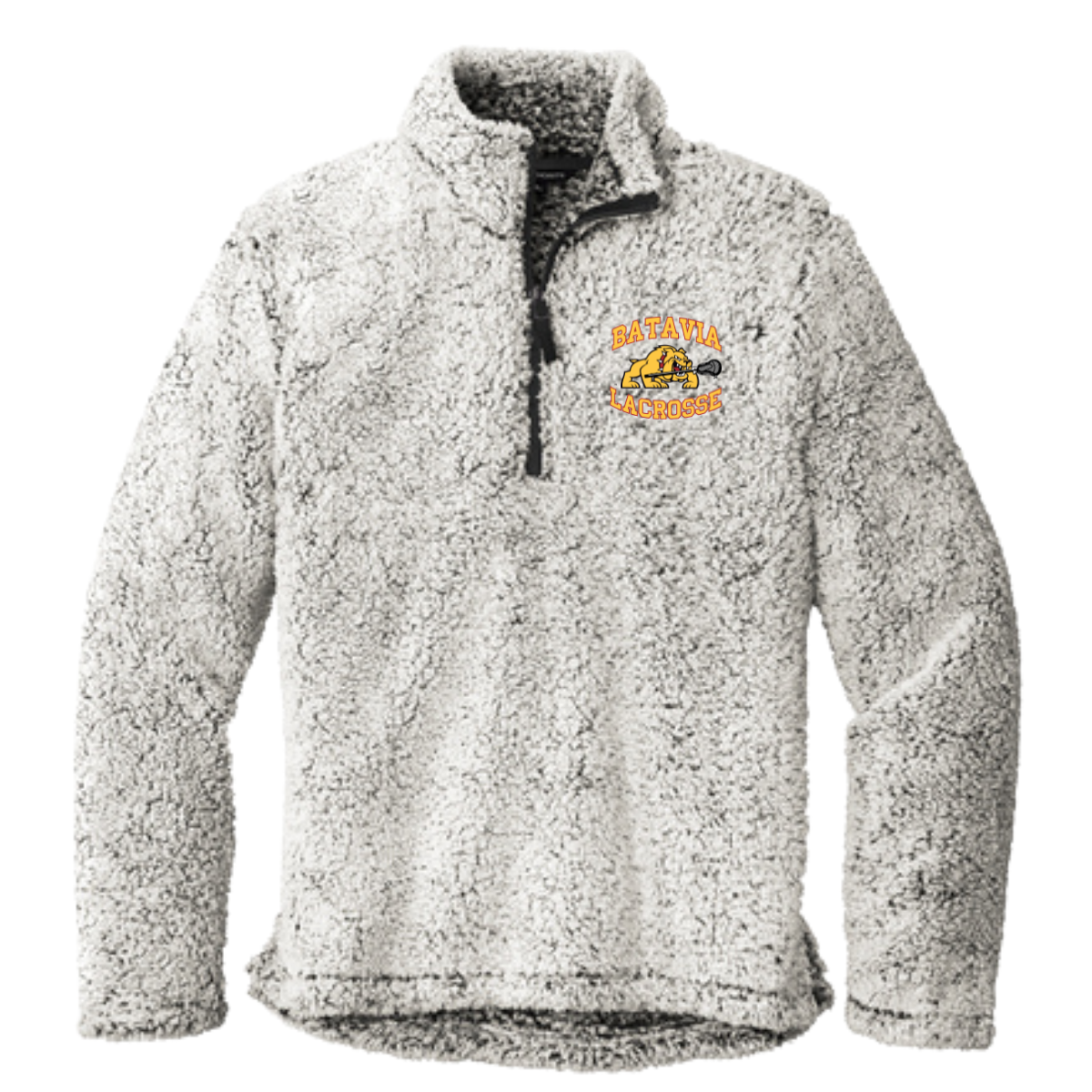 Adult Batavia Lacrosse Port Authority Sherpa 1/4 Zip Fleece
