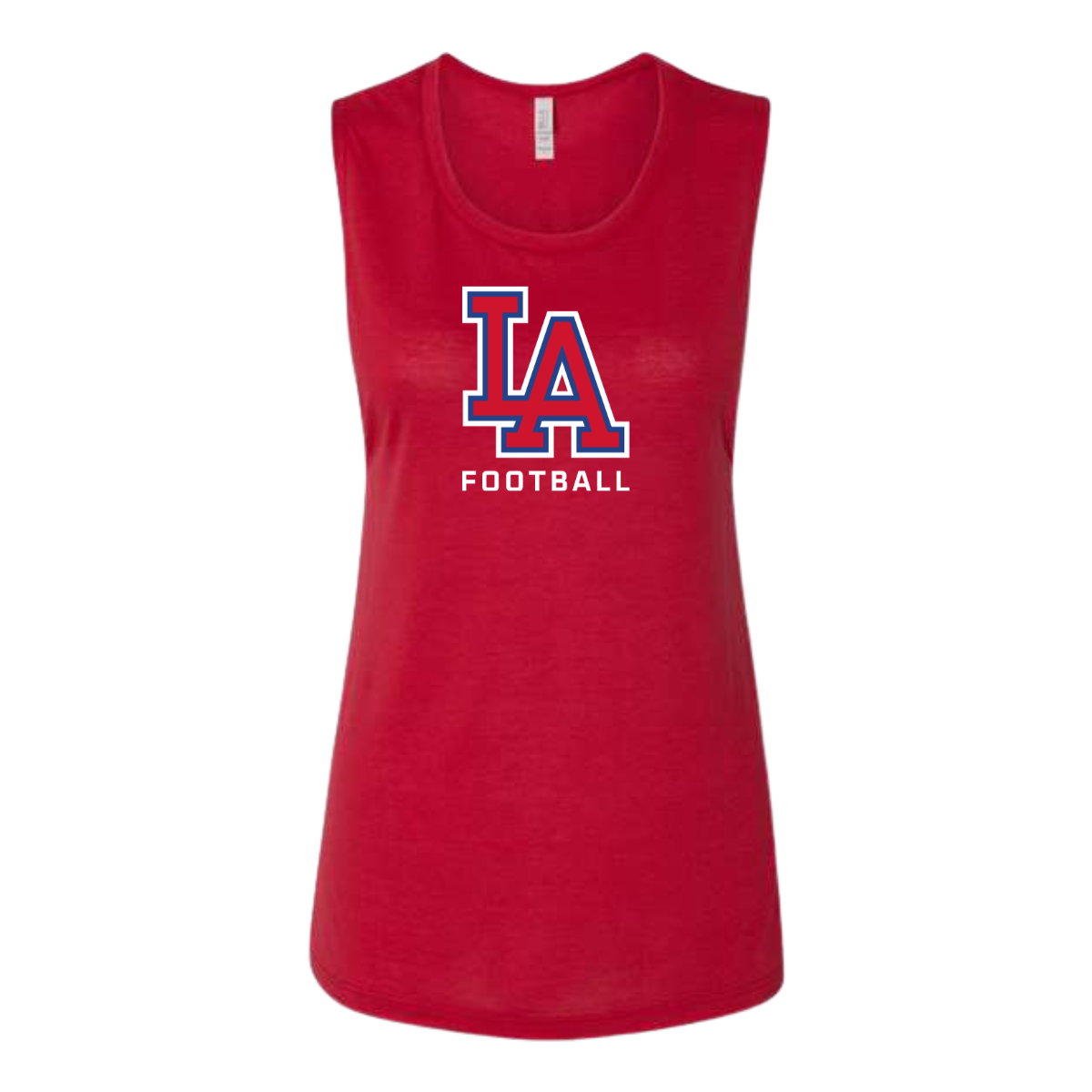 Women's Los Alamitos HS Football Bella + Canvas Flowy Scoop Muscle Tank