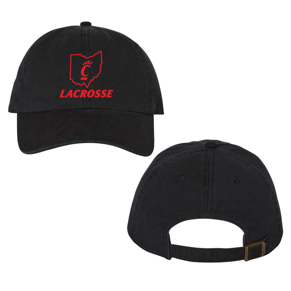 University of Cincinnati Men’s Lacrosse 47 Clean Up Cap