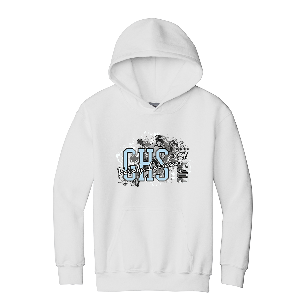 Youth Gibbs Lacrosse Gildan Hoodie