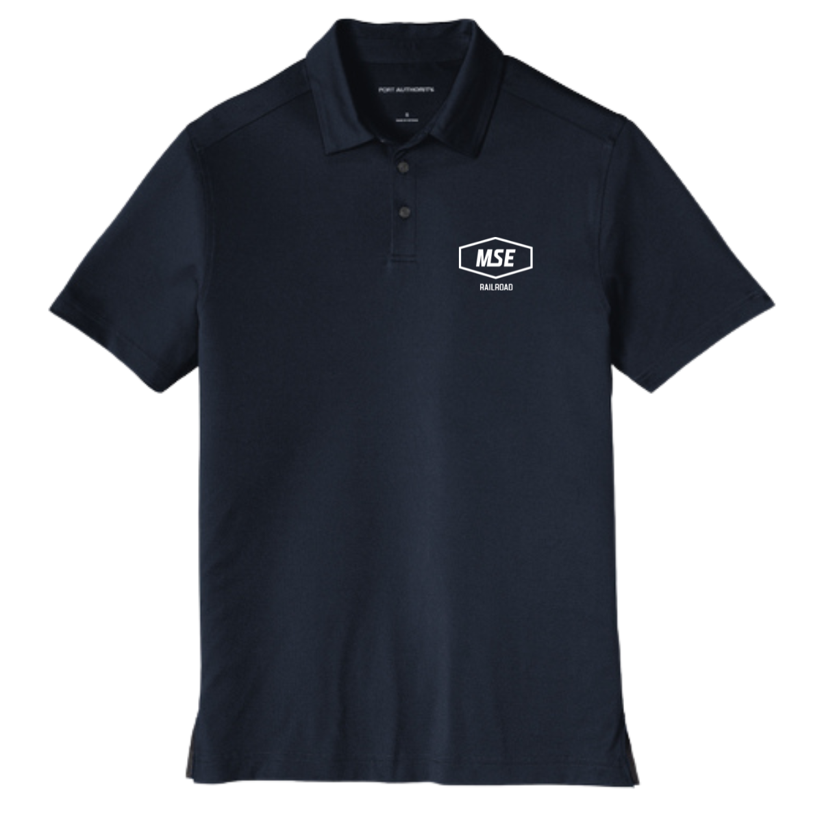 Adult Mississippi Export Railroad Port Authority Stretch Polo