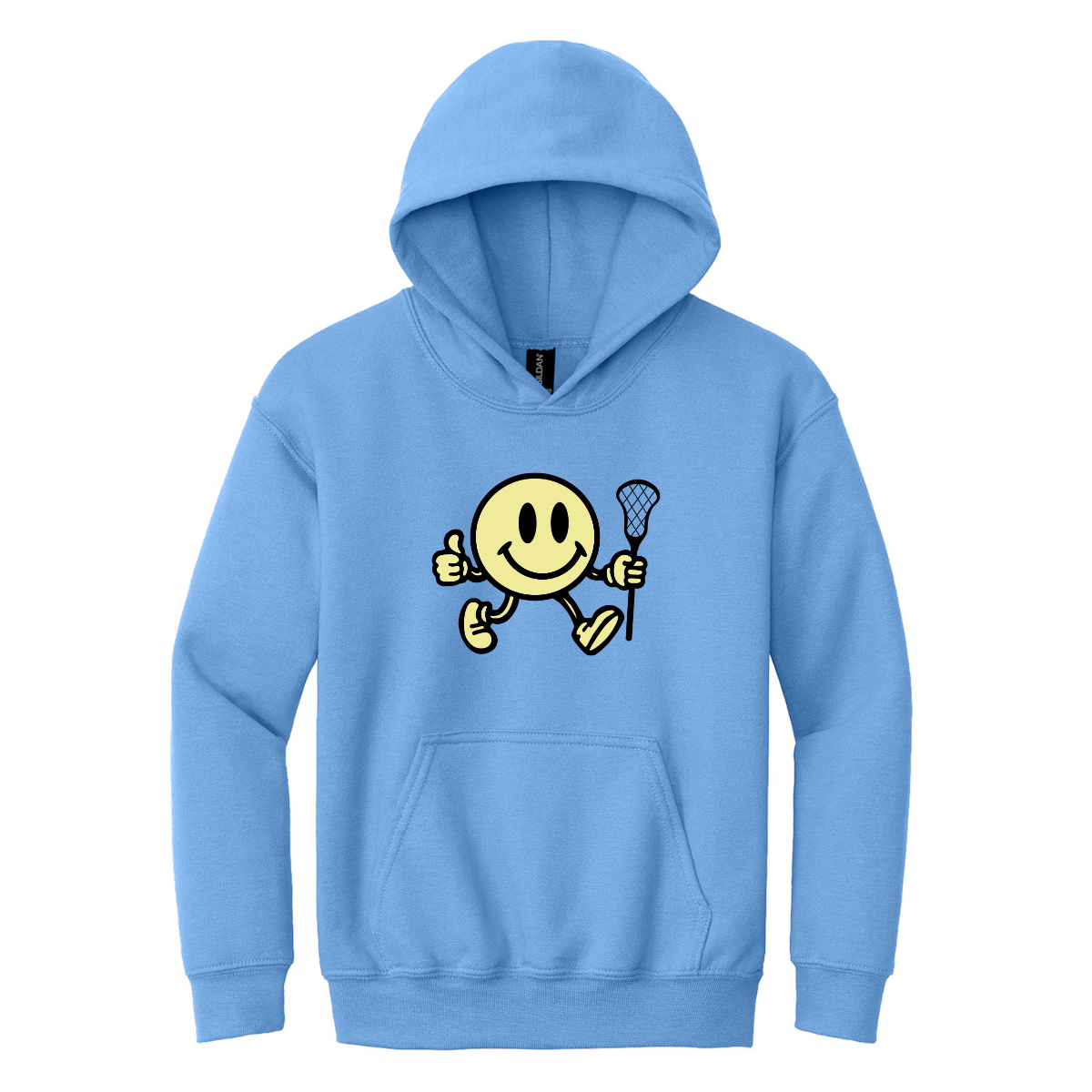 Youth Happy Lax Training Gildan Hoodie