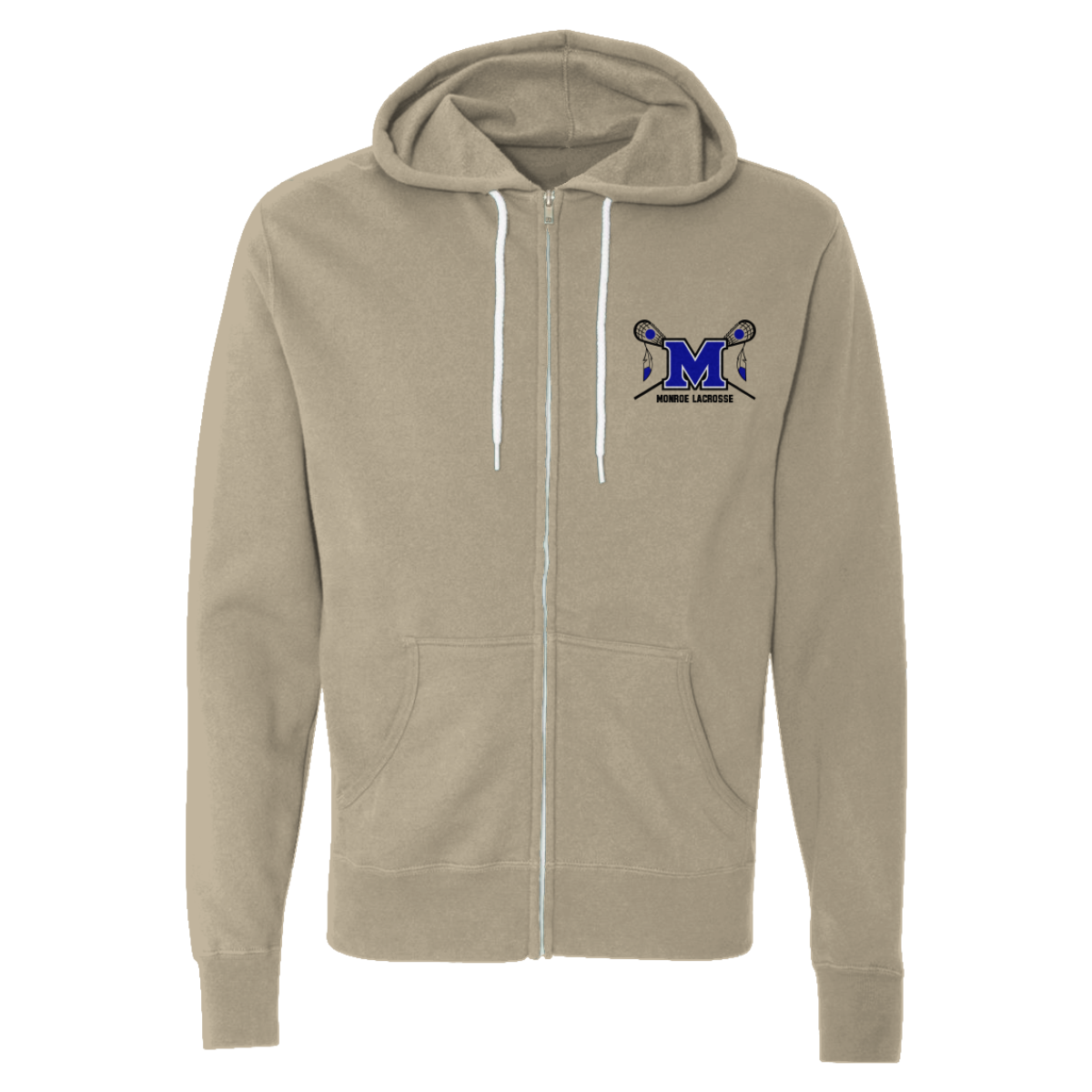 Adult Braves ITC Lightweight Full Zip Hoodie