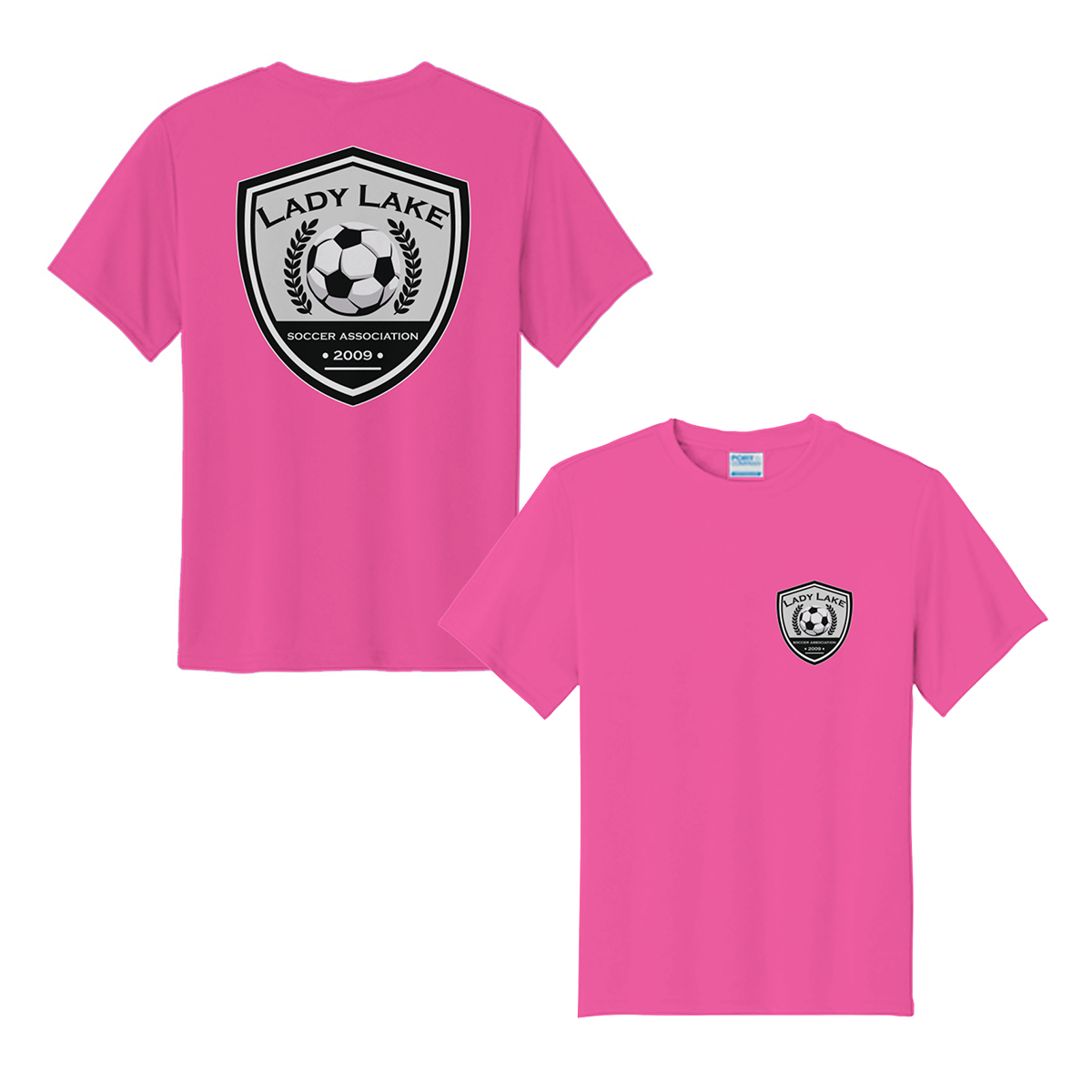 Youth Lady Lake Soccer Association Performance T-Shirt