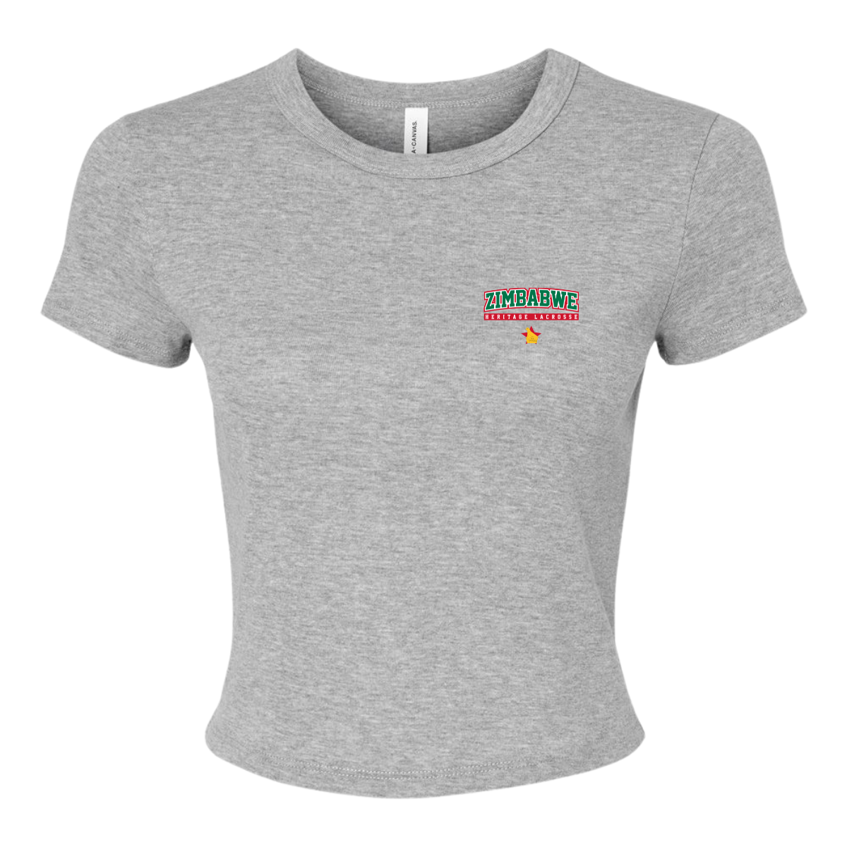 Women's Zimbabwe Lacrosse Bella + Canvas Micro Rib Baby Tee