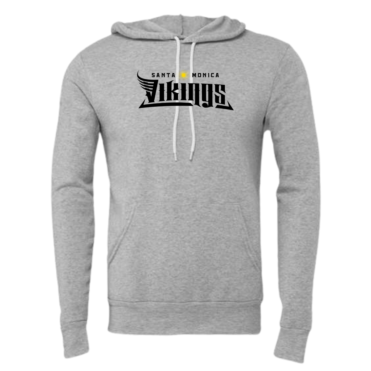 Adult Santa Monica Vikings Bella + Canvas Sponge Fleece Pullover Hoodie