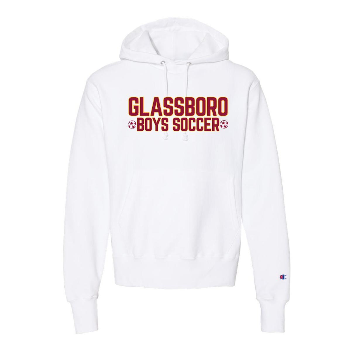 Adult Glassboro Soccer Champion Reverse Weave Hoodie