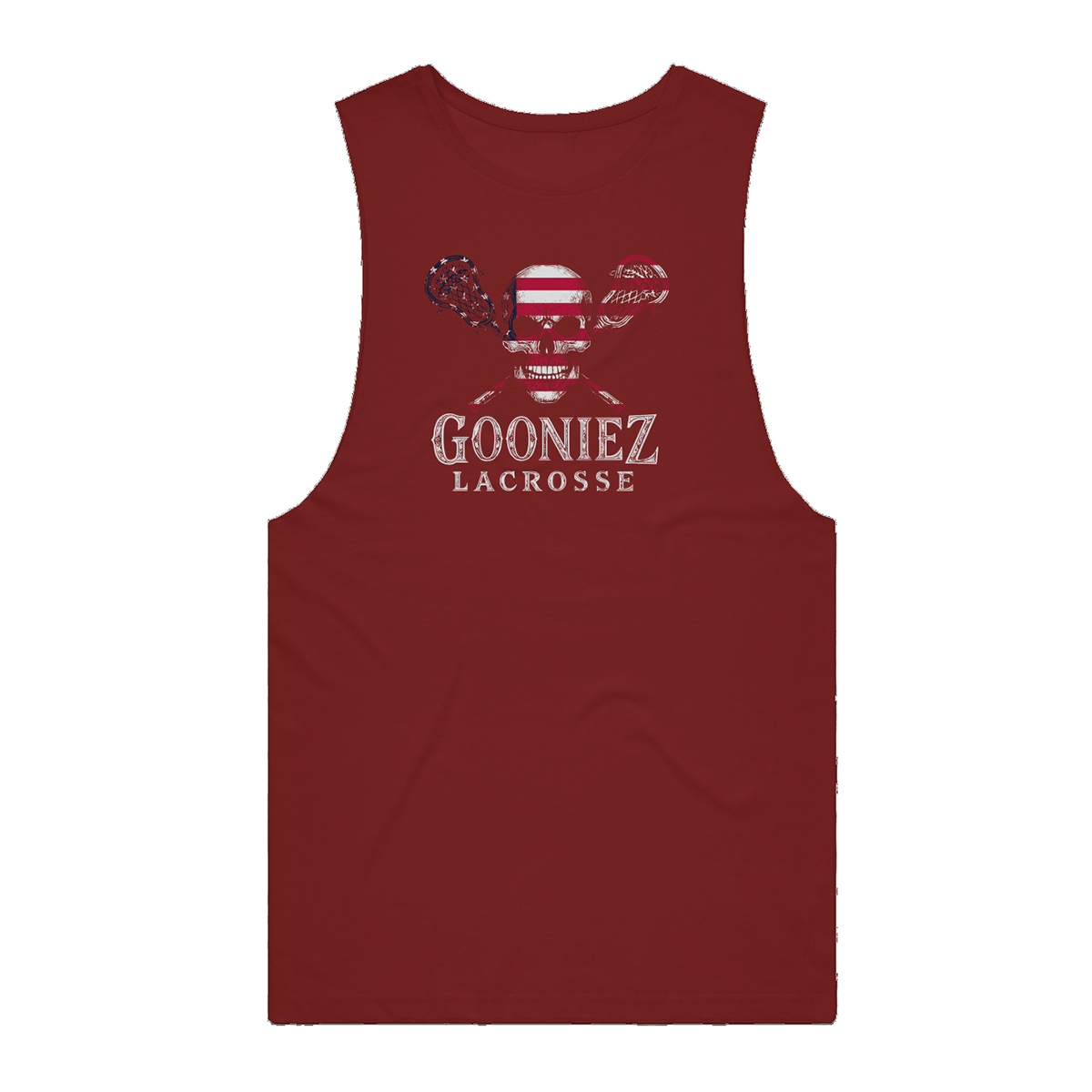 Adult Gooniez Lacrosse Athlete Tank Top
