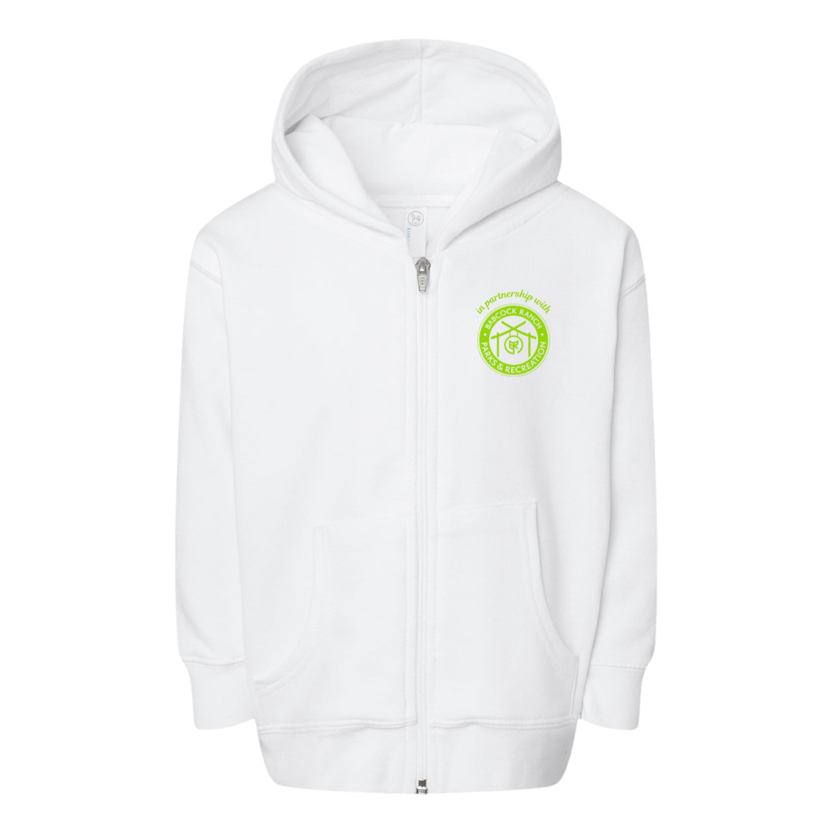 Toddler Caloosa Sirens Rabbit Skins Full-Zip Fleece Hoodie
