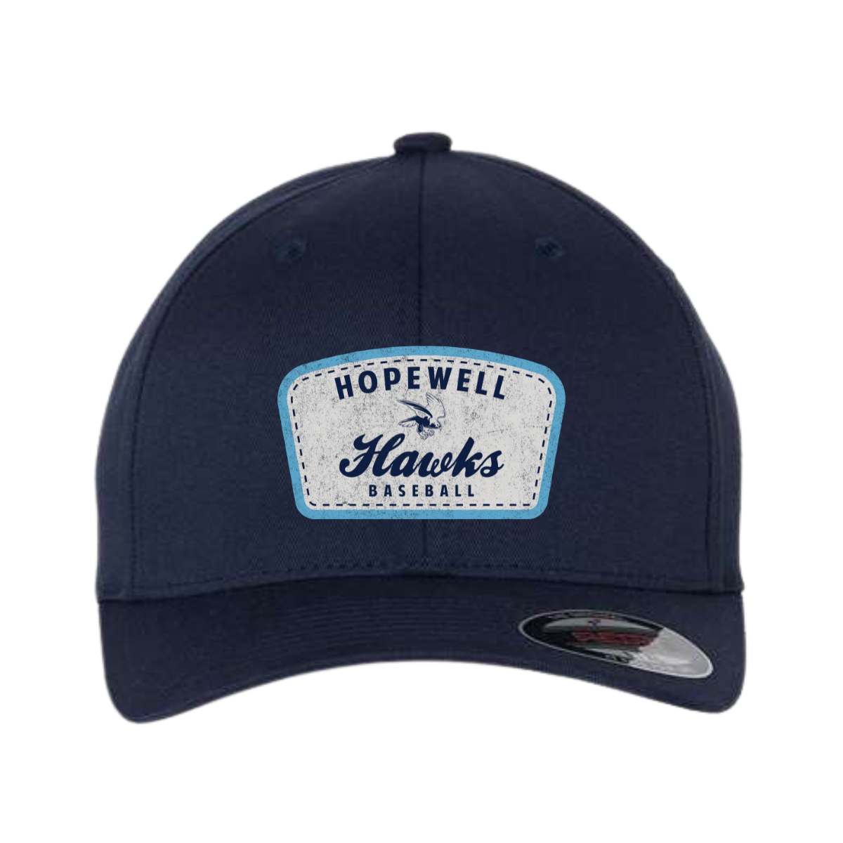 Hopewell Hawks Flexfit Fitted Baseball Hat
