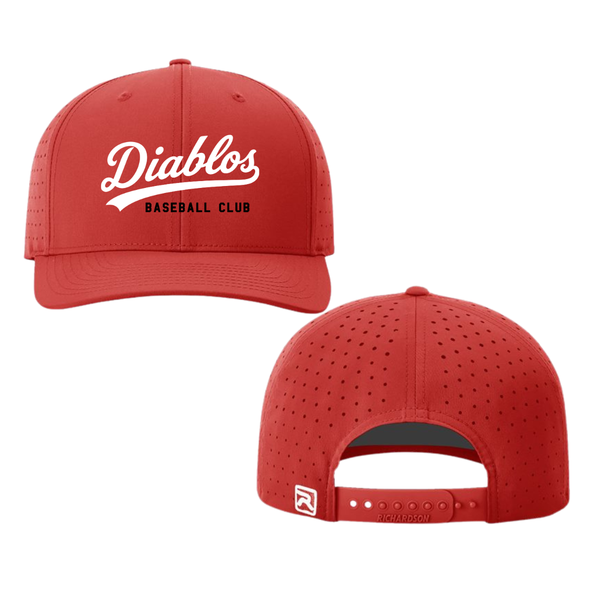 Diablos Baseball Richardson Laser Perf R-Flex Cap