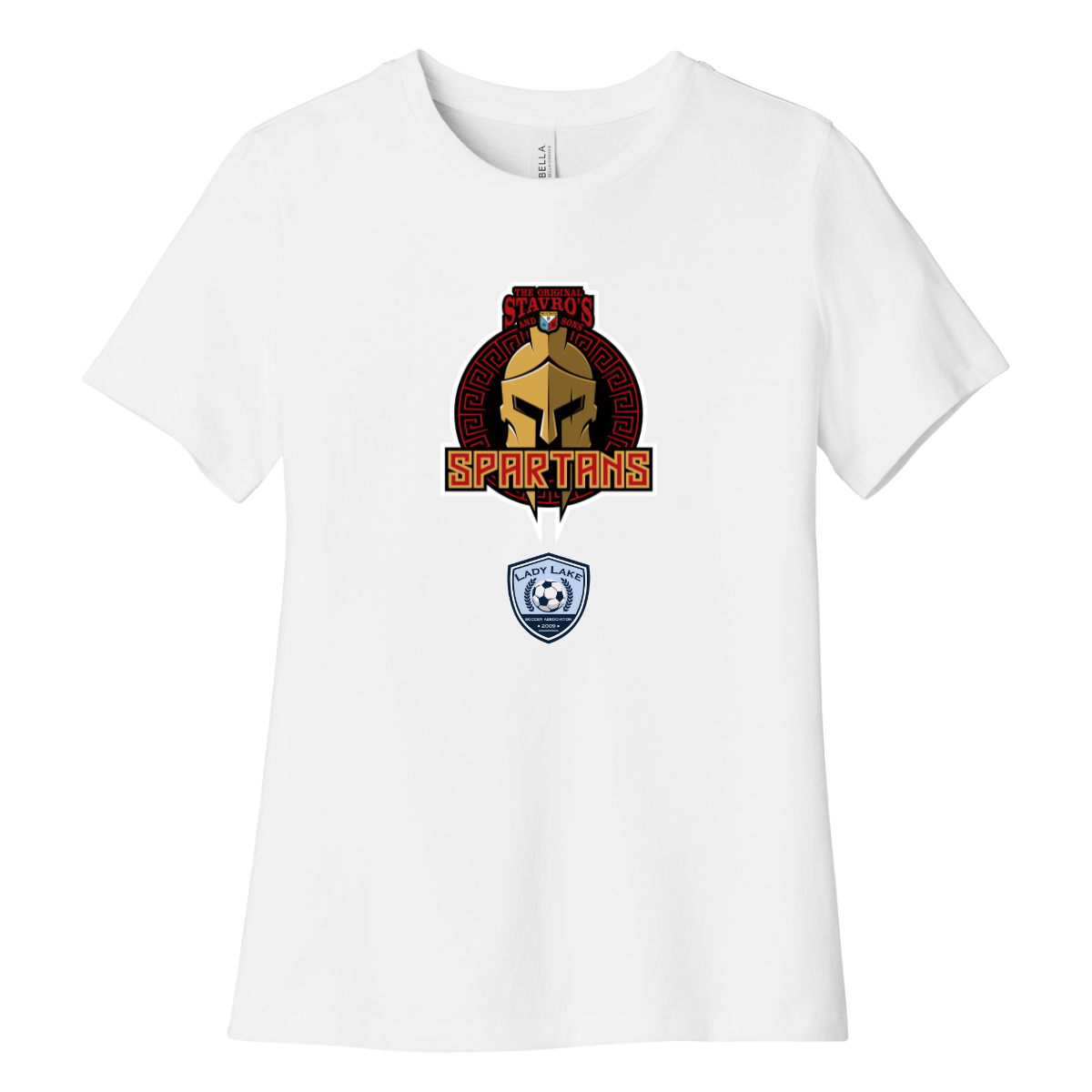 Women’s Spartans Bella + Canvas Relaxed Jersey T-Shirt