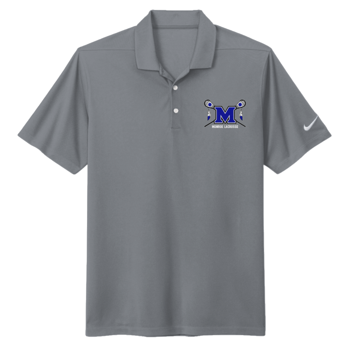 Adult Braves Nike Dri-FIT Micro Pique 2.0 Polo
