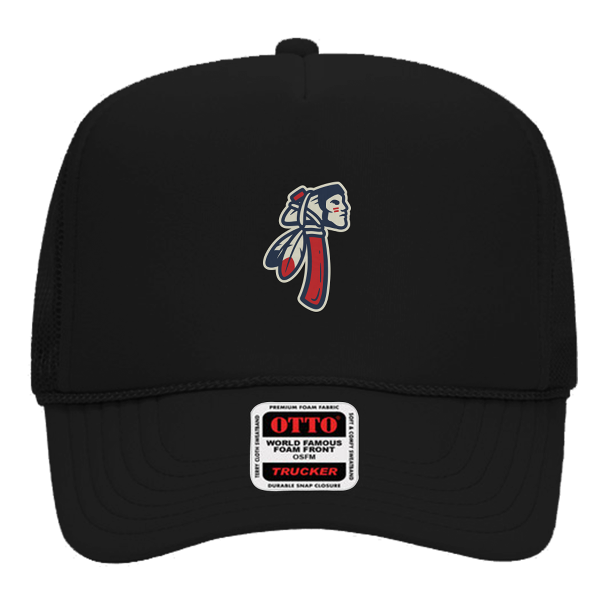 North Stafford Otto 5-Panel Crown Mesh Back Trucker Hat