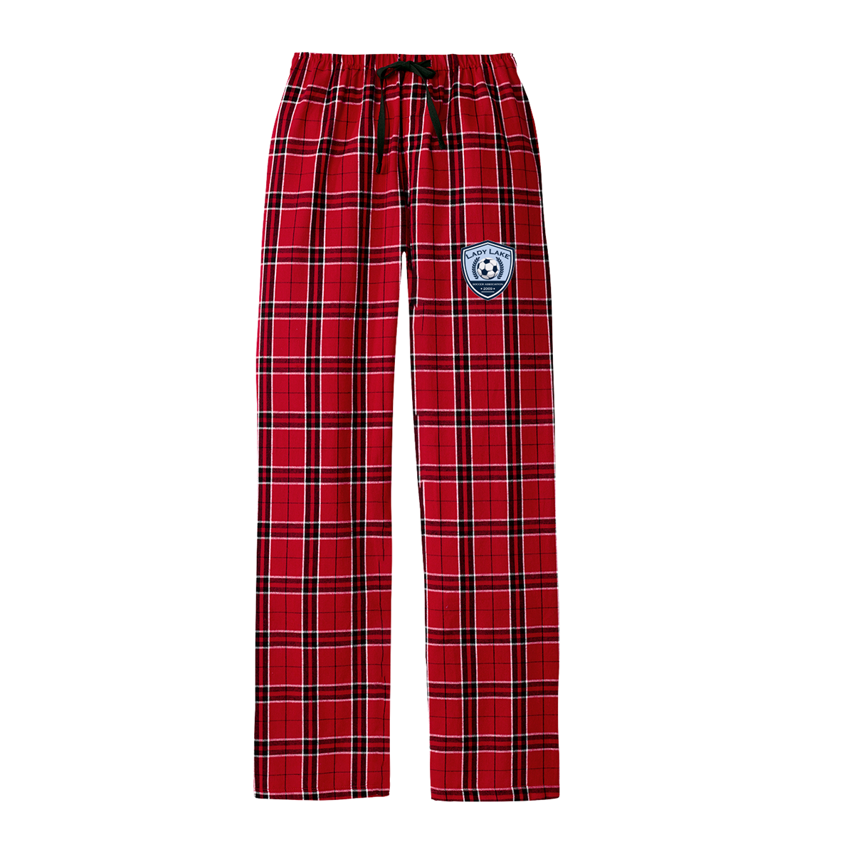 Women's Lady Lake Soccer Association District Flannel Plaid Pant