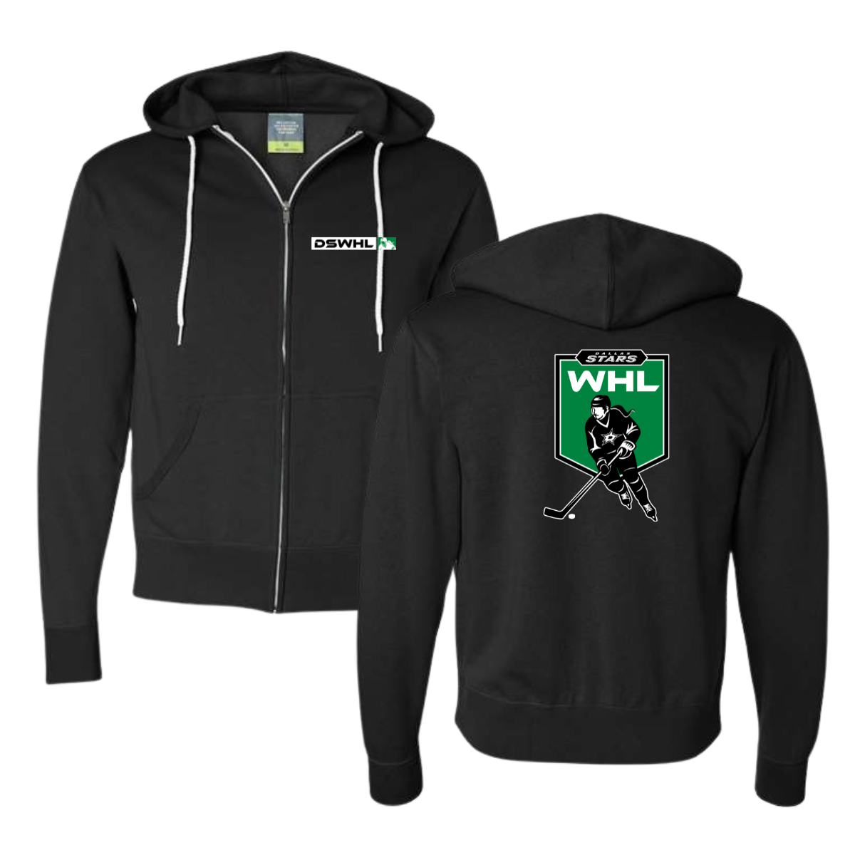 Adult DSWHL ITC Lightweight Full Zip Hoodie