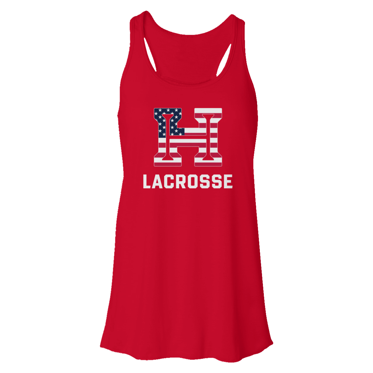 Women's Hoya Lacrosse Flowy Racerback Tank