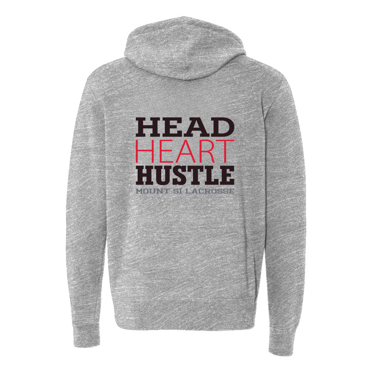 Adult Mt Si Lacrosse Fleece Zip Up Hoodie