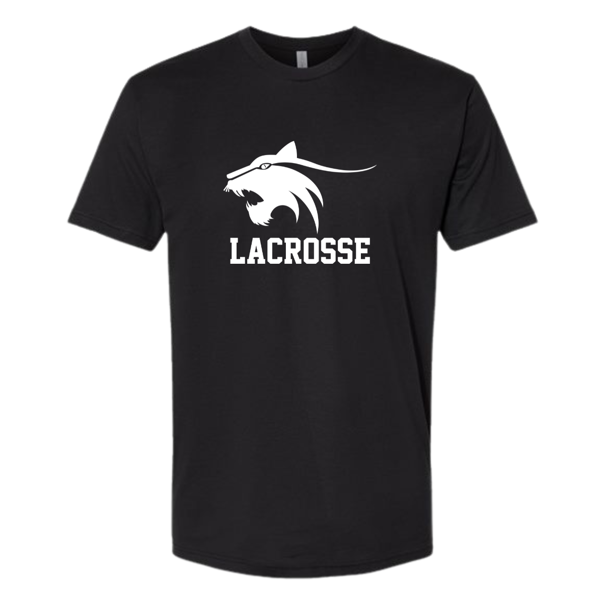 Adult Springdale Wildcats Lacrosse Next Level Cotton T-Shirt