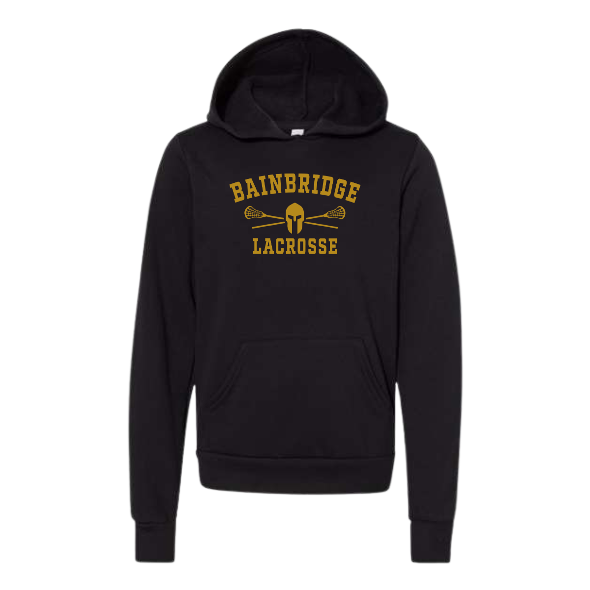 Youth Bainbridge Boys Lacrosse Bella + Canvas Sponge Fleece Hoodie