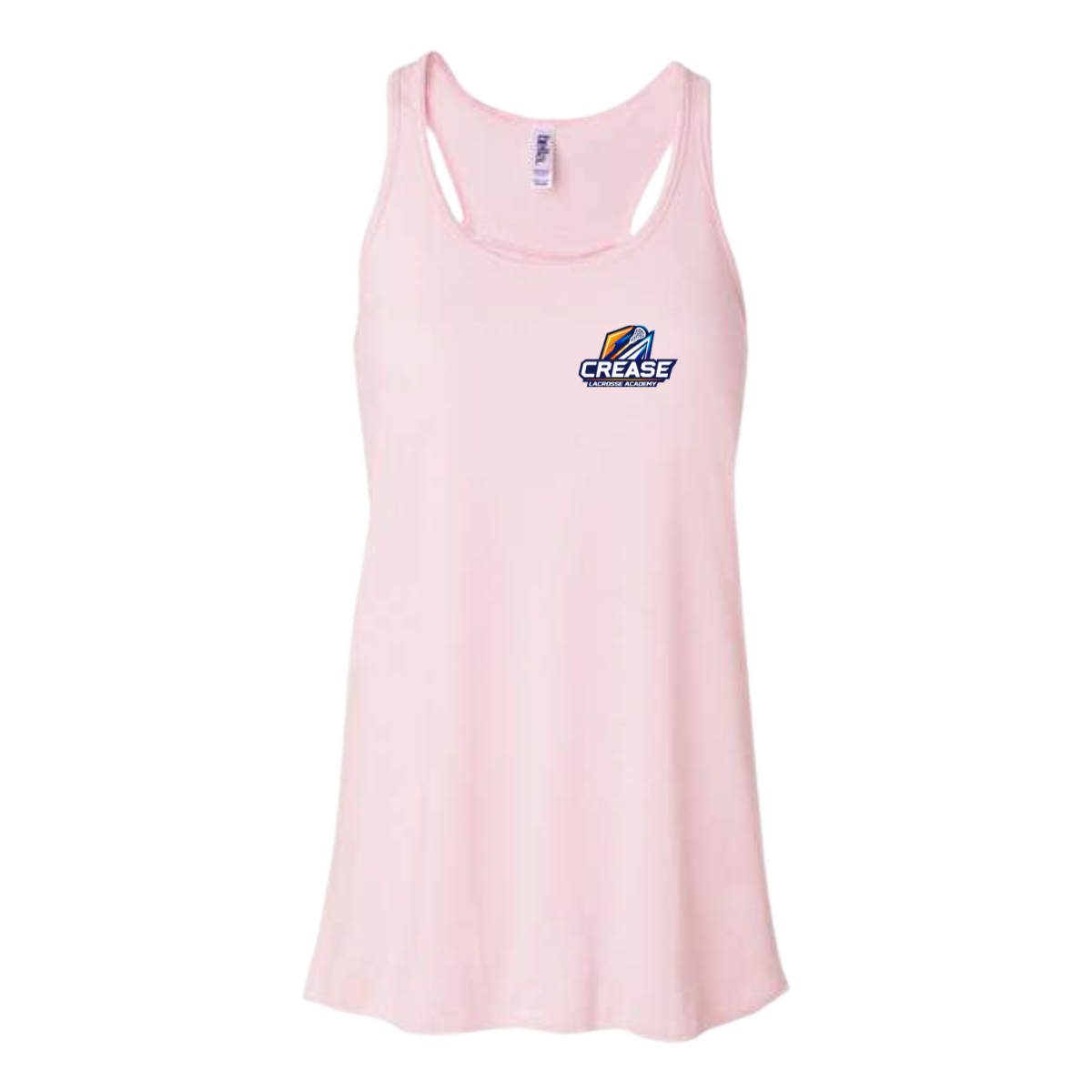 Women's Crease Lacrosse Academy Bella + Canvas Flowy Racerback Tank