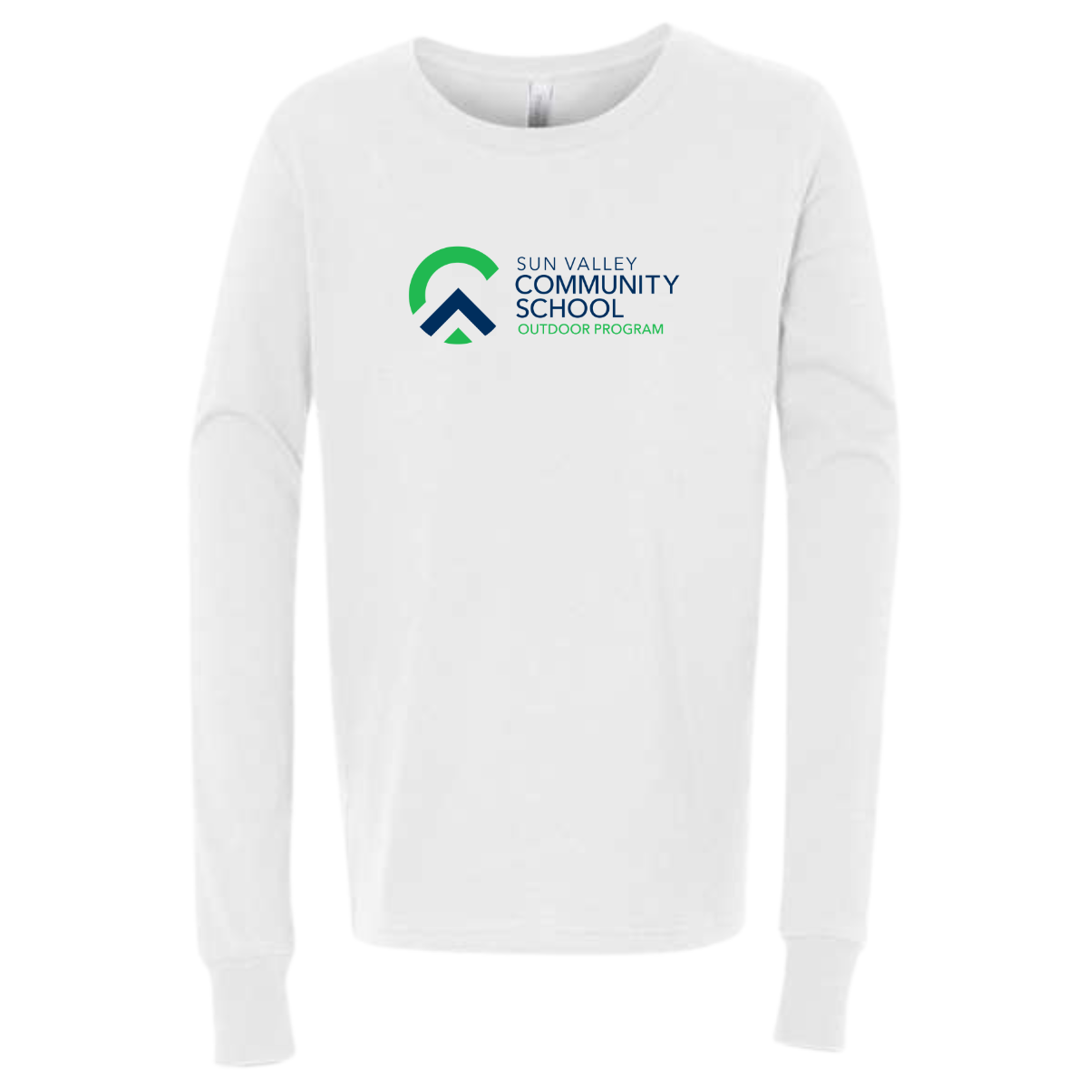 Youth Sun Valley Community School Bella+Canvas Long Sleeve T-Shirt