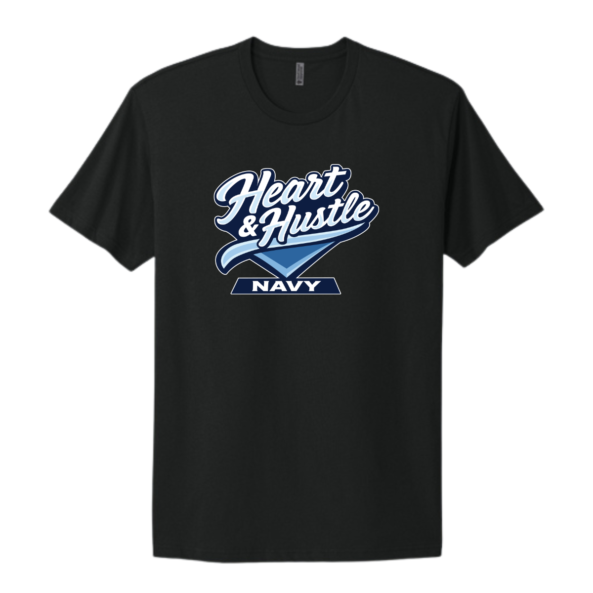 Adult Heart and Hustle Baseball Next Level Cotton T-Shirt