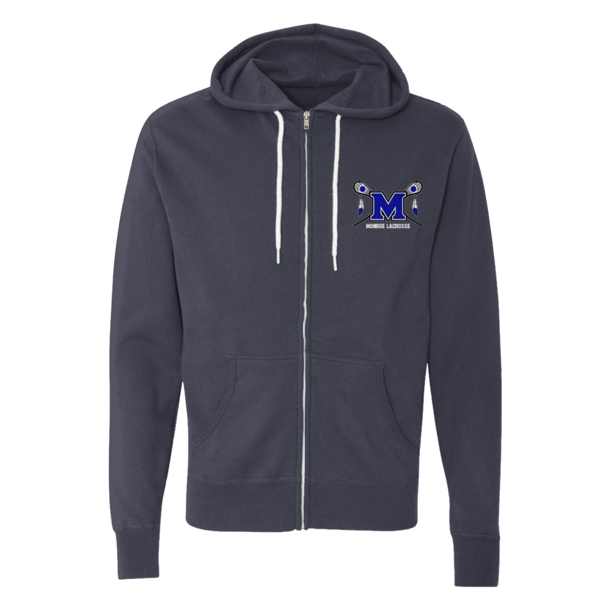 Adult Braves ITC Lightweight Full Zip Hoodie