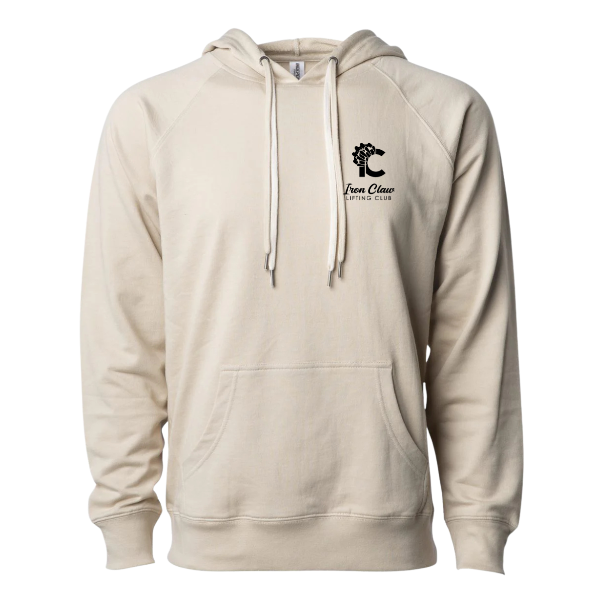 Adult Iron Claw Icon Loopback Terry Hooded Sweatshirt
