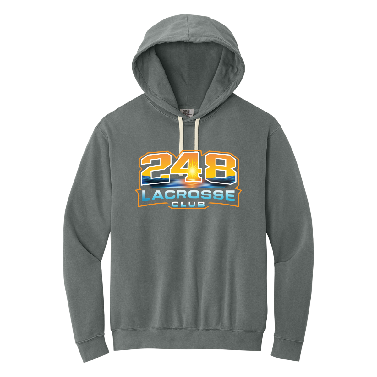 Adult 248 Lacrosse Comfort Colors Lightweight Hoodie