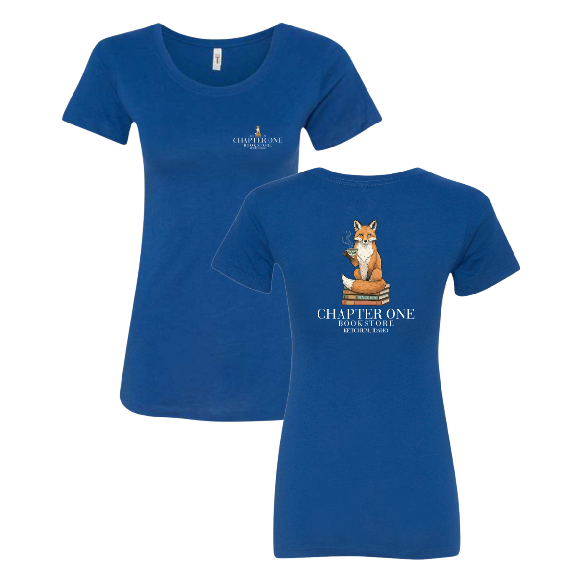 Women's Chapter One Bookstore Next Level Ideal T-Shirt