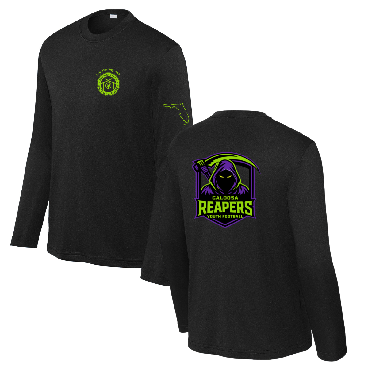 Youth Caloosa Reapers Sport-Tek PosiCharge Competitor Tee
