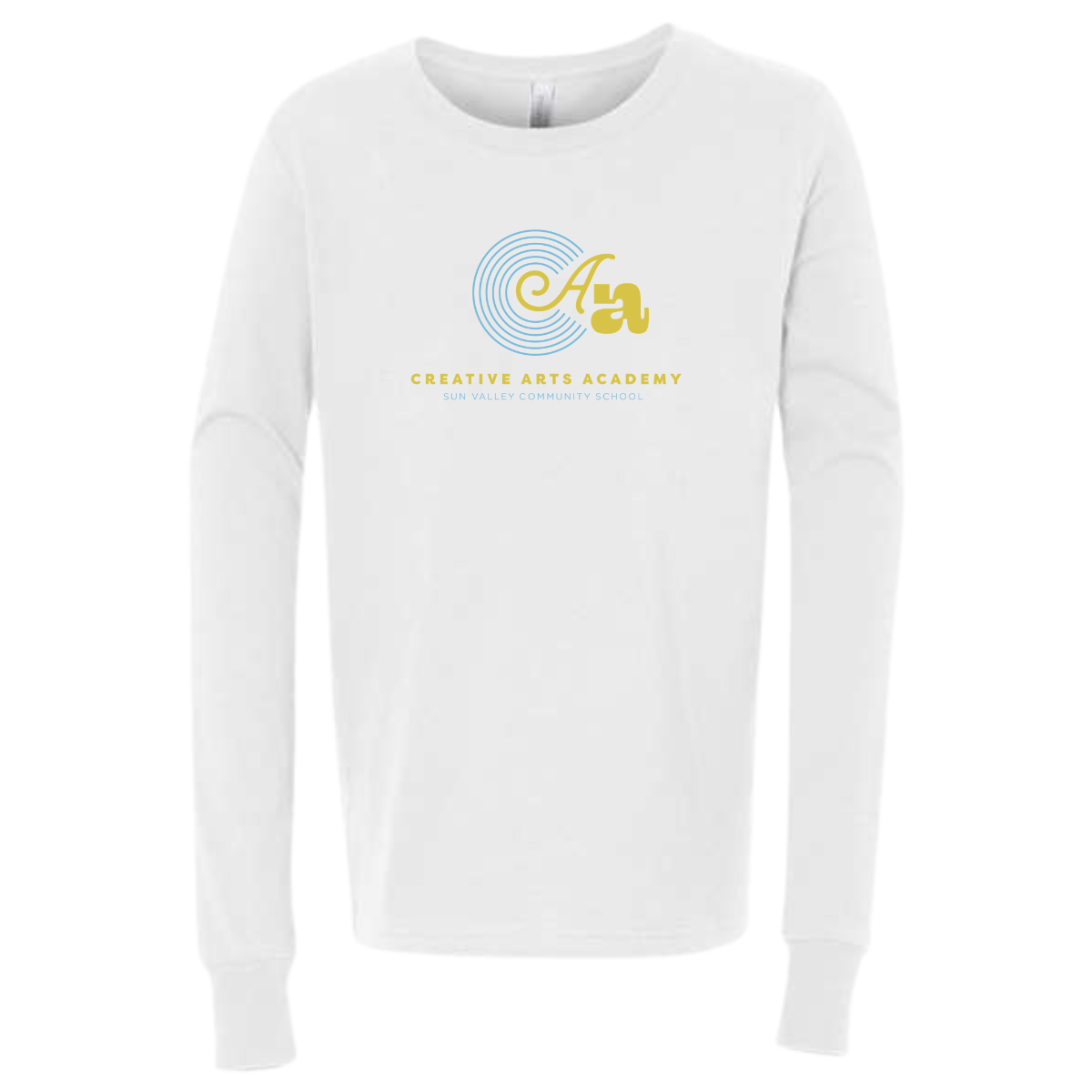 Youth Sun Valley Community School  Bella+Canvas Long Sleeve T-Shirt