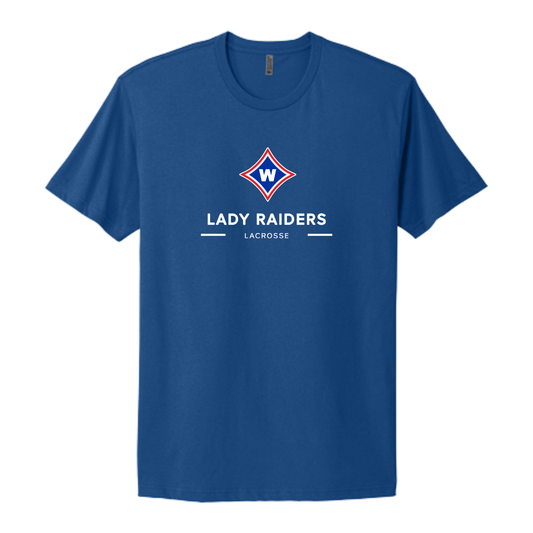 Adult Walton Girls Lacrosse Next Level Cotton T-Shirt