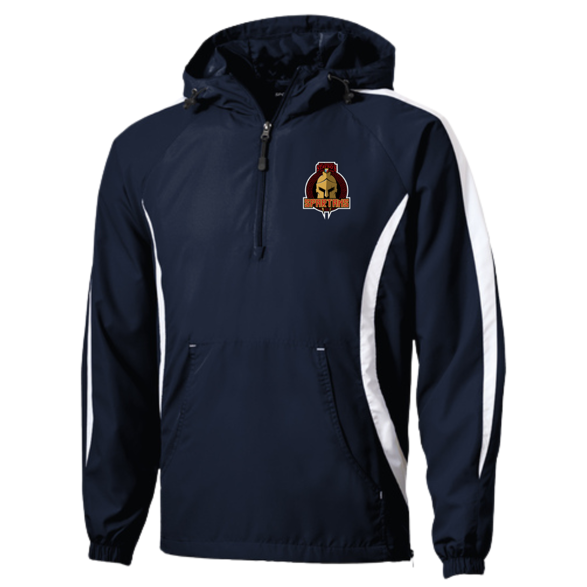 Adult Spartans Sport-Tek Colorblock Raglan Anorak
