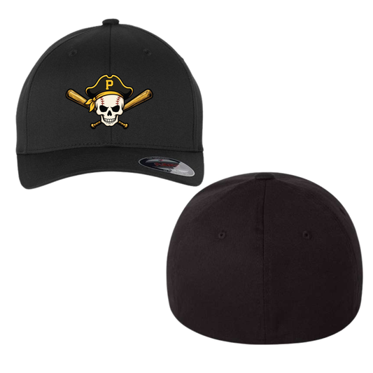 Parker Pirates Flexfit Fitted Baseball Hat