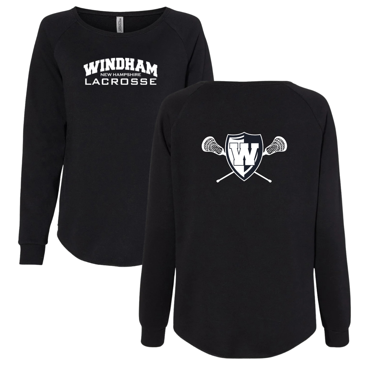 Women's Windham Lacrosse ITC Wave Wash Crewneck Sweatshirt