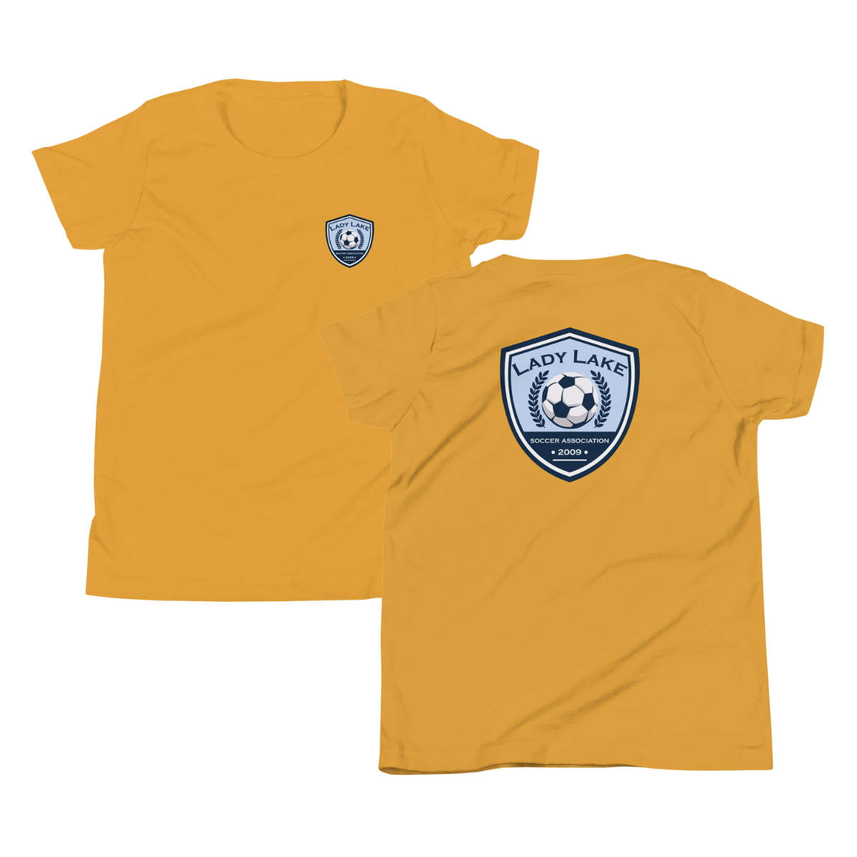 Youth Lady Lake Soccer Association Bella + Canvas Staple Tee