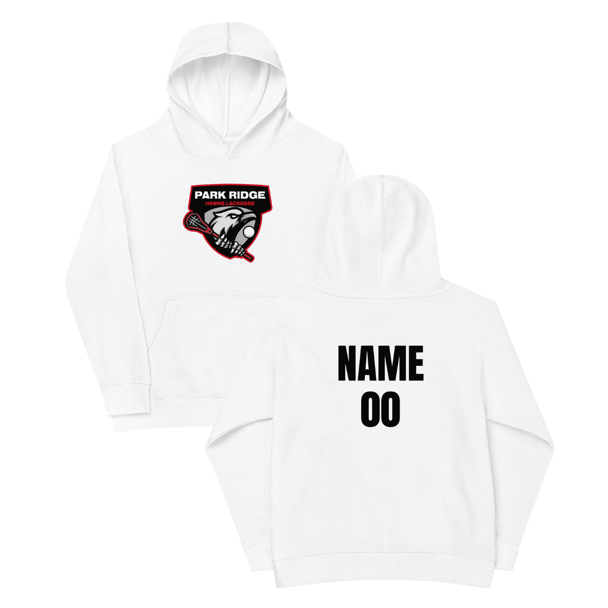 Youth Park Ridge Lacrosse Cotton Heritage Fleece Hoodie