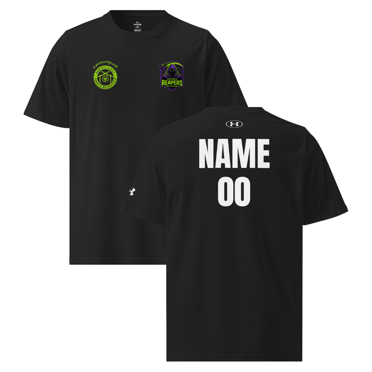 Personalizable - Adult Caloosa Reapers Under Armour Athletic T-Shirt