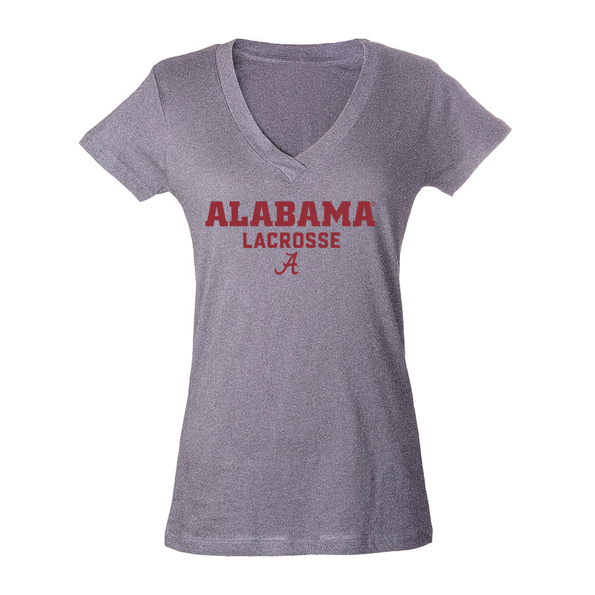 Women's Alabama Lacrosse Club Tultex V-Neck T-Shirt
