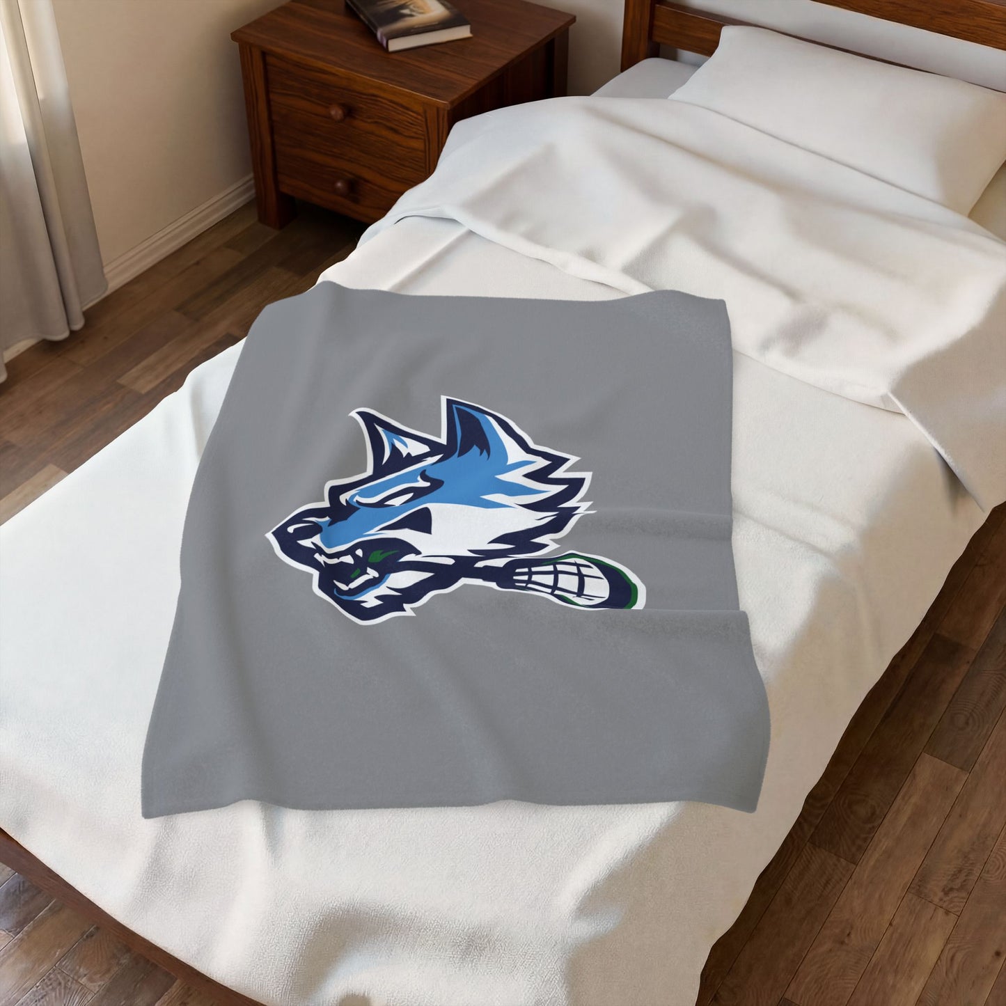 Sun Valley Lacrosse Velveteen Plush Blanket