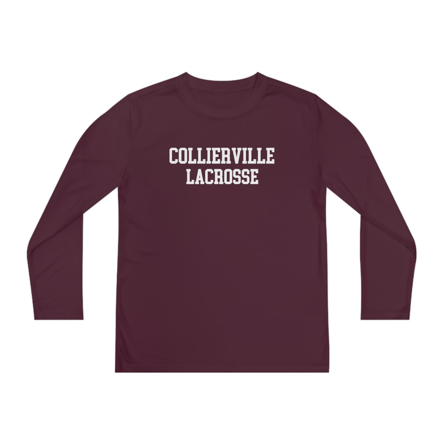 Youth Collierville Lacrosse Sport-Tek Performance Long Sleeve