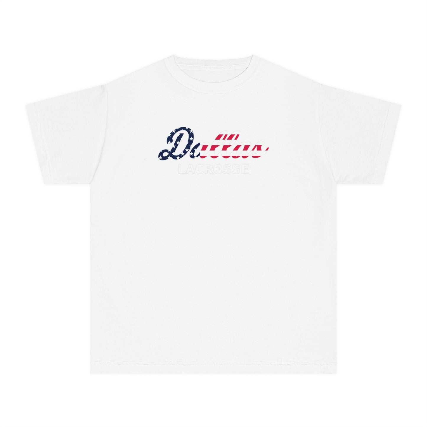 Youth SMU Lacrosse Garment Dyed T-Shirt