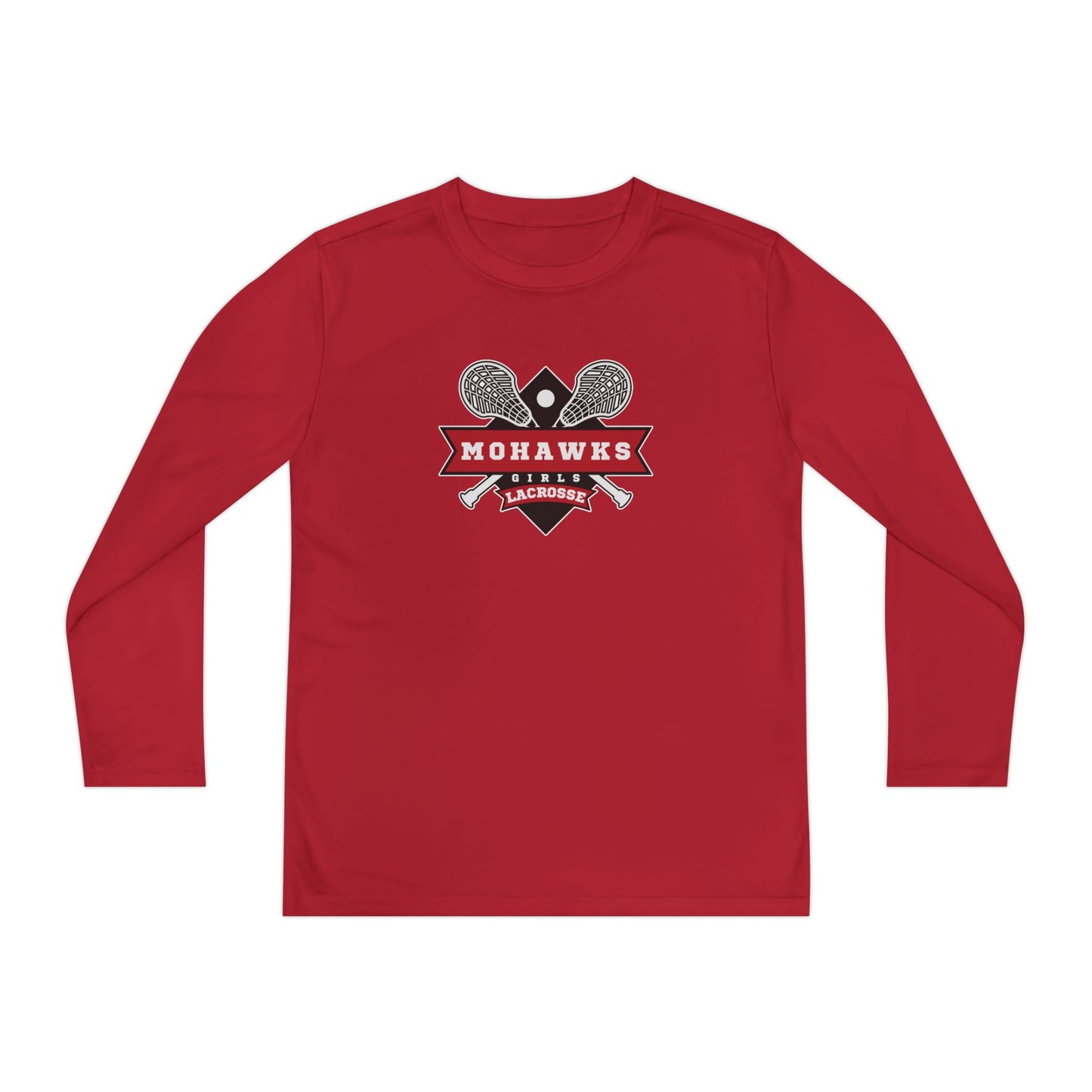 Youth Morgantown Lacrosse Sport-Tek Performance Long Sleeve