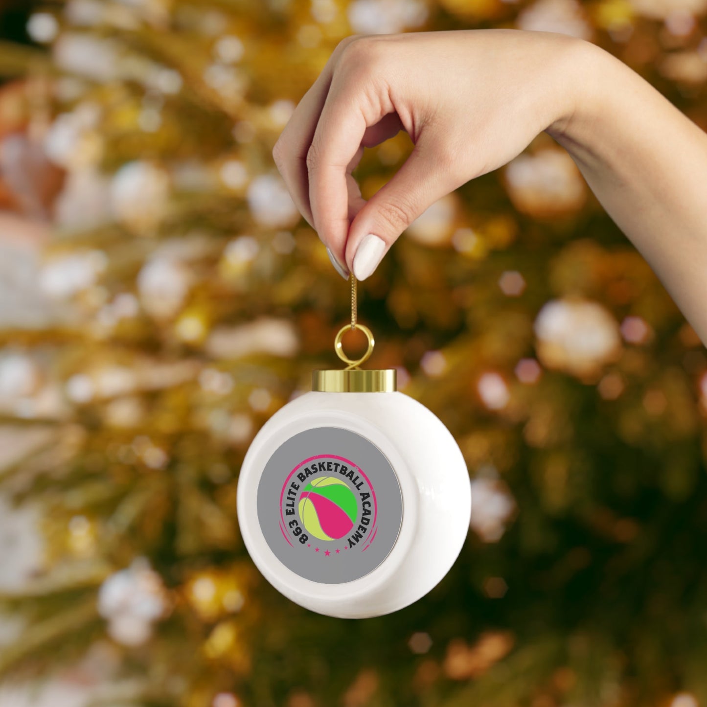 863 Elite Basketball Christmas Ball Ornament