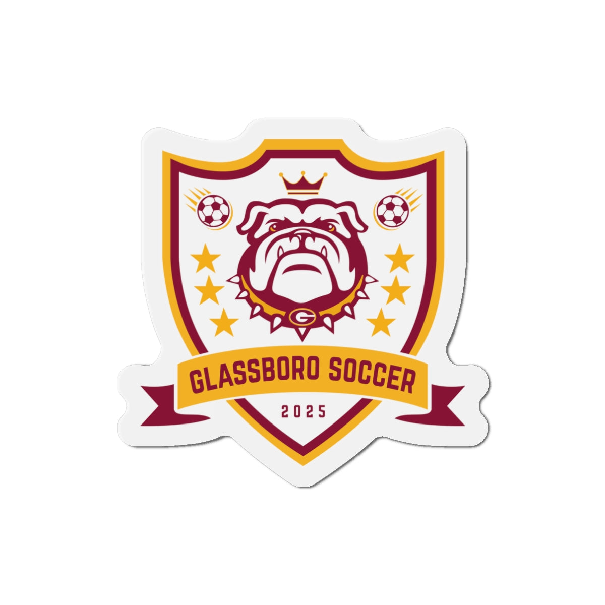 Glassboro Boys Soccer Die-Cut Magnet