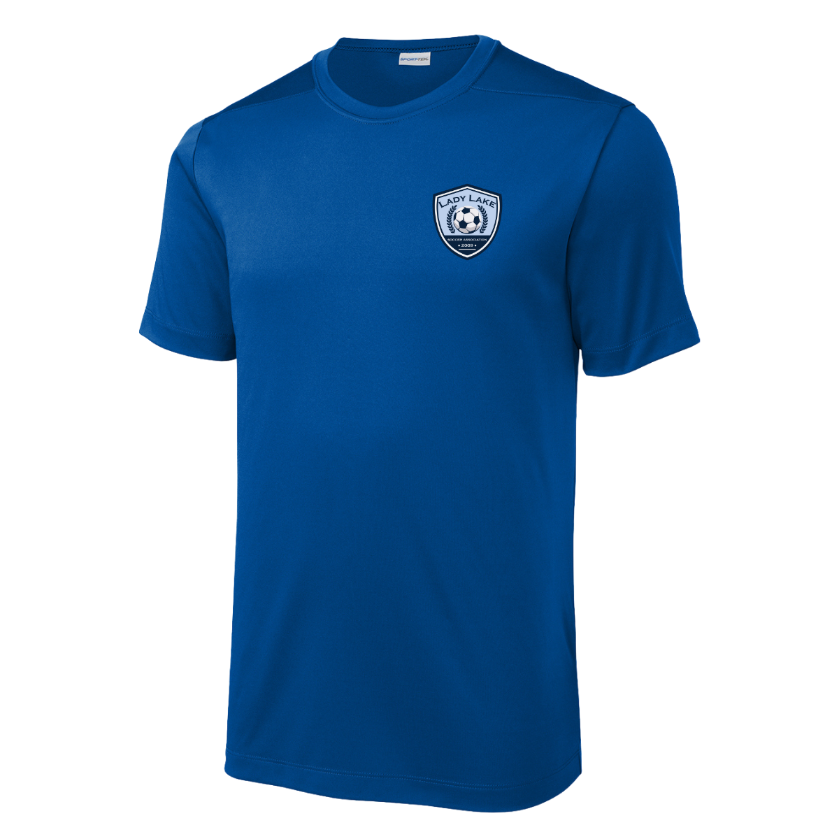 Adult Lady Lake Soccer Association Sport-Tek Posi-UV Pro Tee