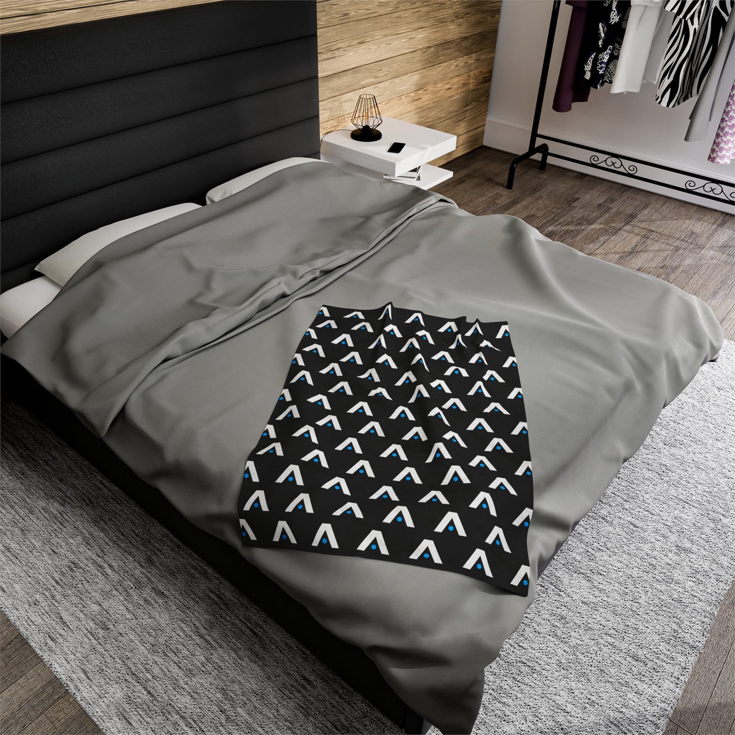 ADVNC Lacrosse Velveteen Plush Blanket