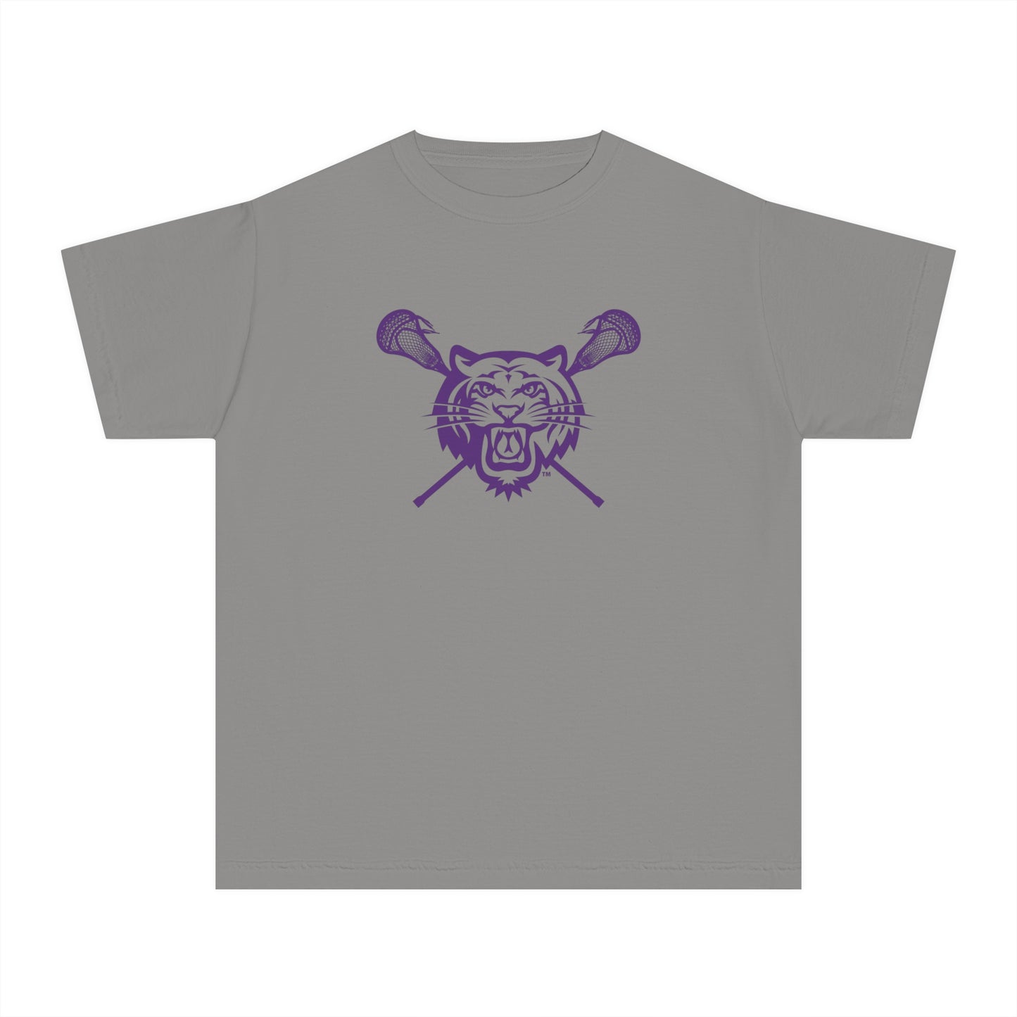 Youth Tiger Lax Comfort Colors Garment-Dyed T-Shirt